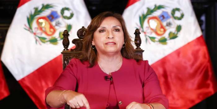 Boluarte dice que venezolanos sin estatus regular están saliendo voluntariamente de Perú