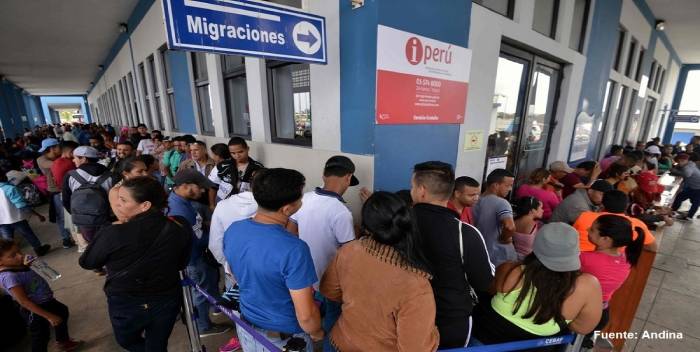 Perú aprobó decreto para la expulsión de migrantes irregulares