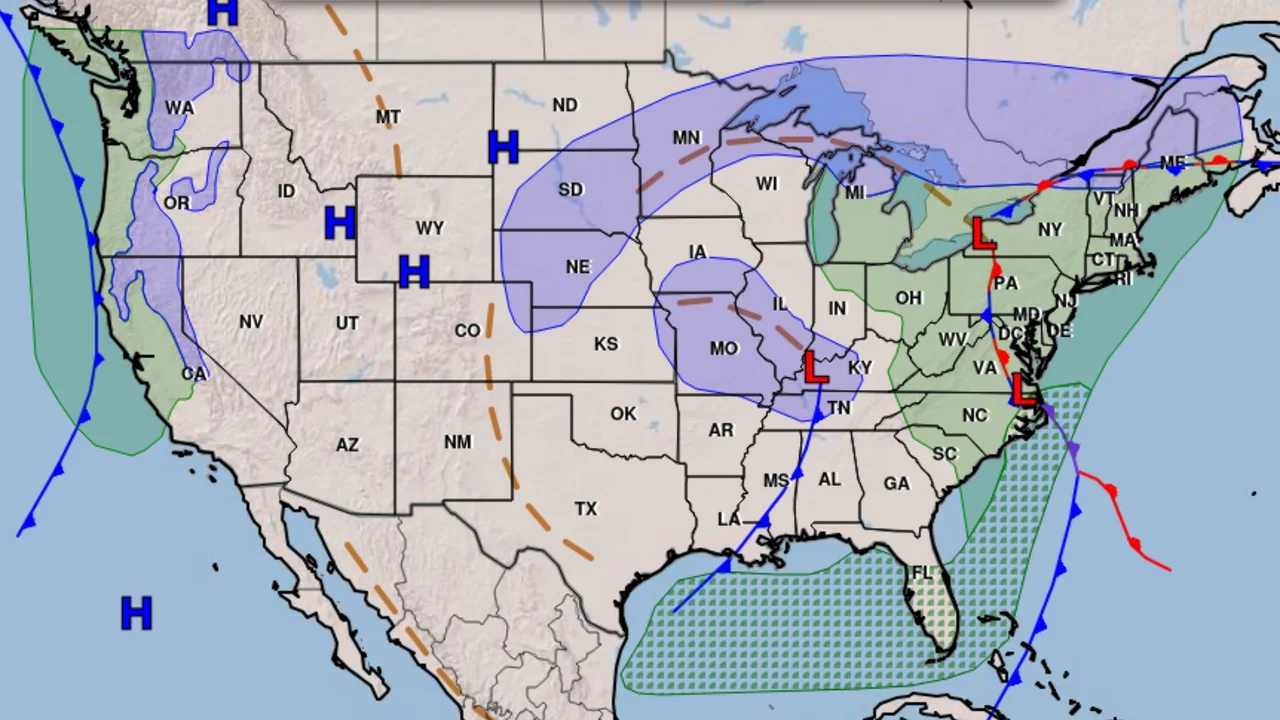 Tormenta invernal pone en alerta a casi siete millones de personas en el centro y norte de Estados Unidos