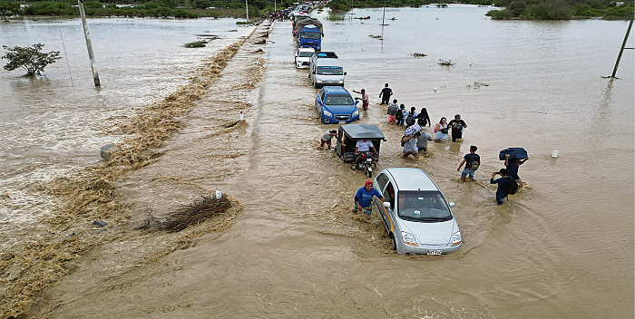 Temporada de lluvias en Perú deja 2mil afectados