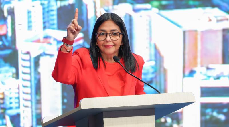 Delcy Rodríguez señala que «Cartel de los Soles» es un refrito de Marco Rubio en su campaña contra Venezuela
