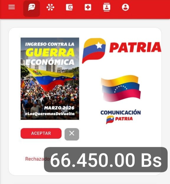 Gobierno libera Bono de guerra marzo 2026 con nuevo monto