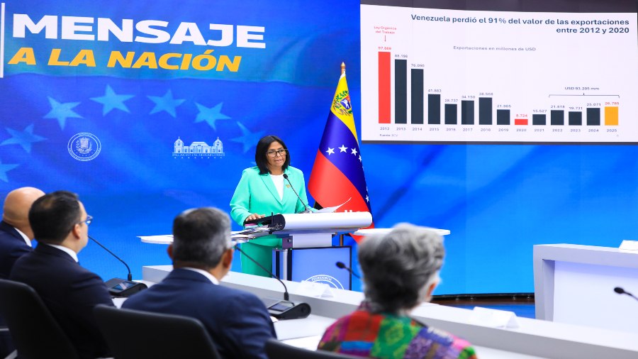 Delcy Rodríguez ordena censo de profesionales y técnicos para cubrir vacantes laborales