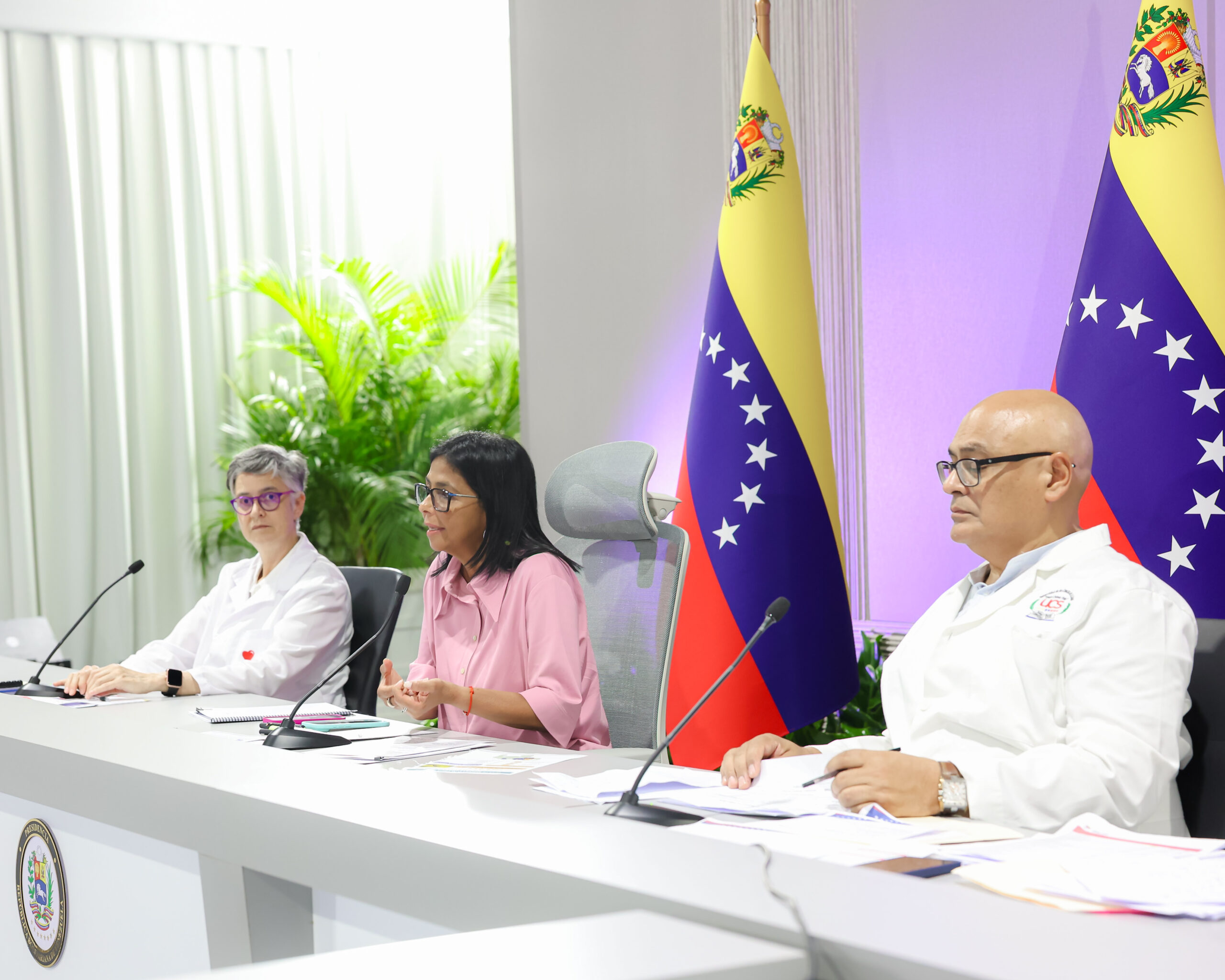 Delcy Rodríguez aclara destino de medicamentos en Venezuela