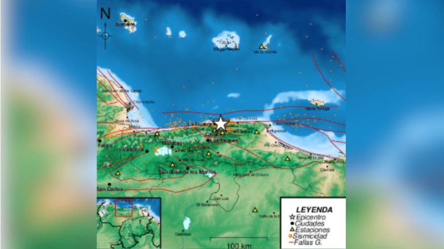 Sismo de 4,6 se sintió este lunes en el norte de Venezuela