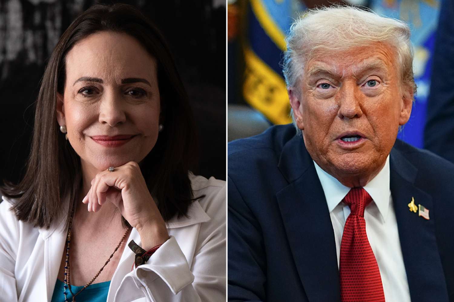 Trump niega haberle dicho a María Corina que no viajara a Venezuela