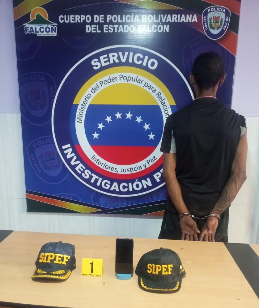 Sipef detuvo a sujeto por robo en Punto Fijo