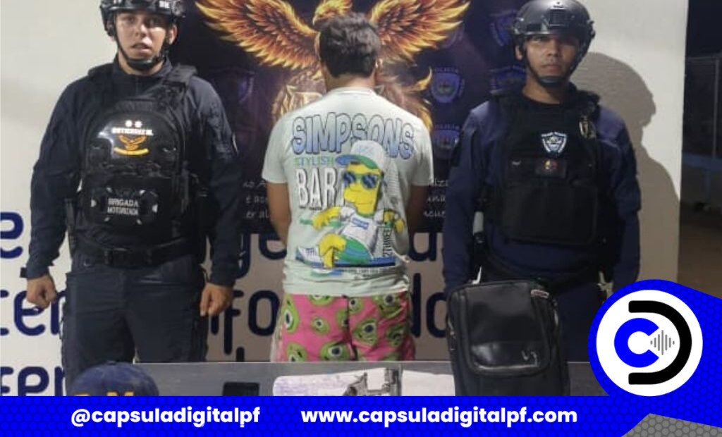Detenido joven por presunto porte ilícito de arma de fuego en Coro