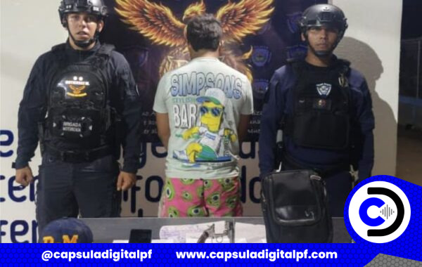 Detenido joven por presunto porte ilícito de arma de fuego en Coro