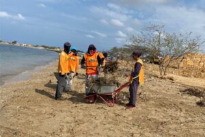 Alcaldesa María Arcaya mantiene despliegue en Los Taques tras el mar de fondo