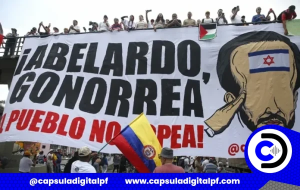 De la Espriella enfrenta su primera protesta masiva en Colombia