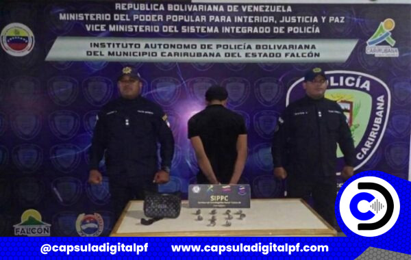 Detenido alias «El Goty» con presunta droga en el sector Universitario
