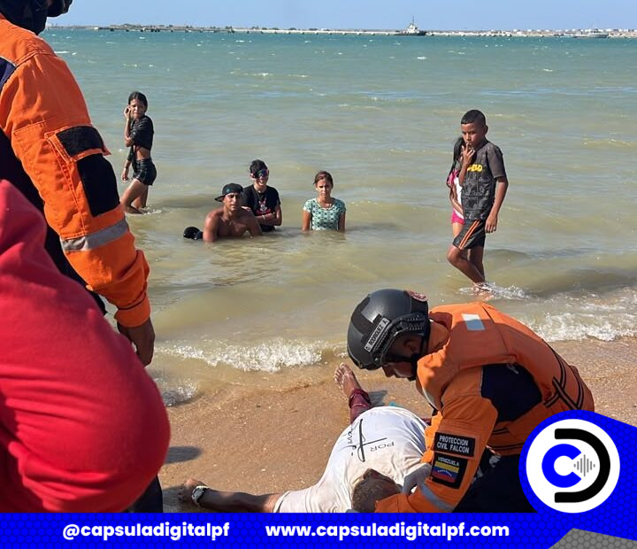 Muere hombre por inmersión en playa de Carirubana