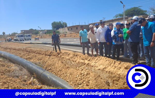 Hidroven y la Alcaldía de Los Taques renueva más de 600 metros de red en la Avenida Los Taques, llevando mayor presión y constancia del vital líquido a 1.319 familias