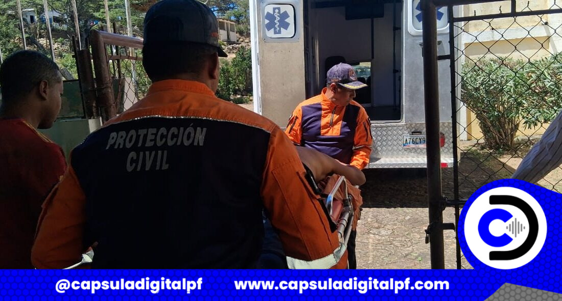 Cuatro lesionados deja vuelco en la Coro-Churuguara