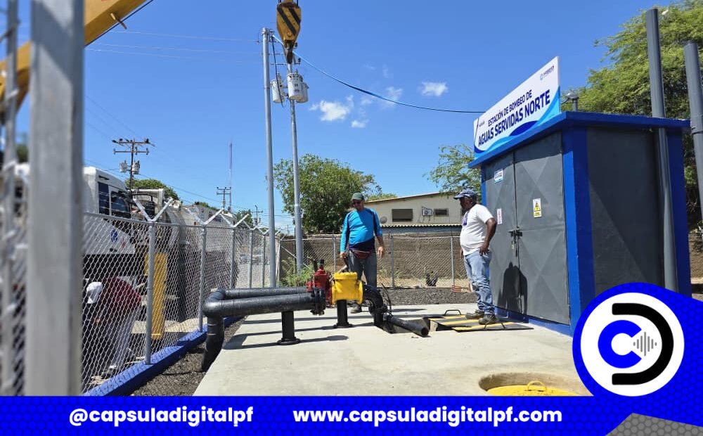 Hidroven y gobierno regional recuperan totalmente la Estación de Bombeo Norte de Coro