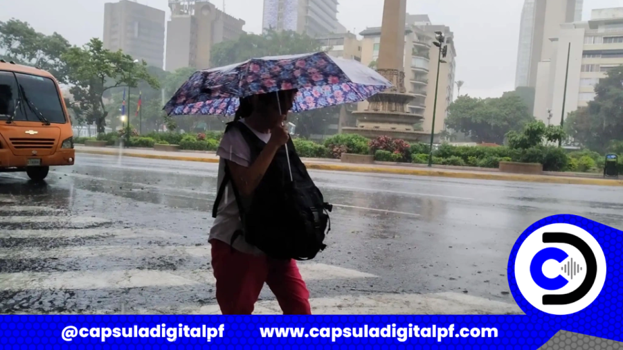 Inameh pronosticó lluvias de intensidad variable y actividad eléctrica en gran parte de Venezuela
