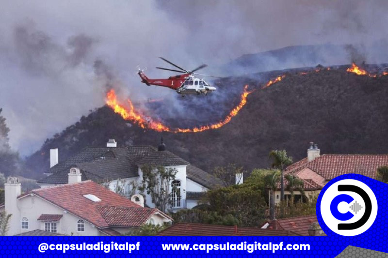 Alerta roja en el sur de California: múltiples incendios destruyen viviendas y obligan a evacuaciones masivas