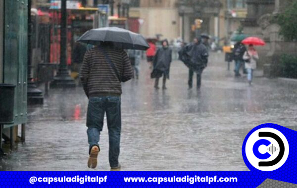 Inameh prevé chubascos y altas temperaturas en el país para este martes