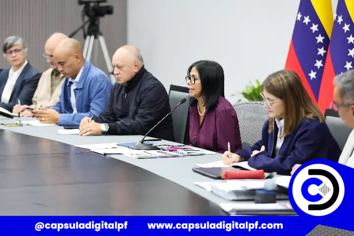 Presidenta Rodríguez encabeza reunión de trabajo con el gabinete ministerial y vicepresidentes sectoriales