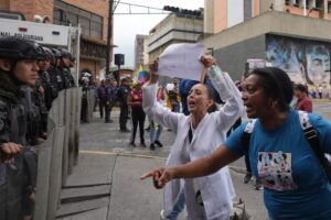 Trabajadores marcharon en Caracas para exigir mejoras salariales y derechos laborales